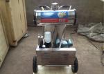 220v / 50hz Aluminum Bucket Dairy Milking Machinery With Mobile Wheel