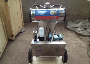 Quality 220v / 50hz Aluminum Bucket Dairy Milking Machinery With Mobile Wheel wholesale