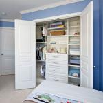 Customize Children Wardrobe Closet in Bedroom with Home Furniture and White
