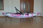 OEM Plastic Angler Kayak Fishing Boats Endure Harsh Outdoor Situation Structure