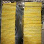 worker construction site mobile home ceiling glass wool sandwich panel 960 x50mm
