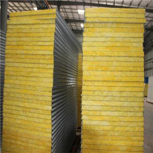 Quality worker construction site mobile home ceiling glass wool sandwich panel 960 x50mm wholesale