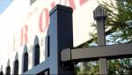 Customized Black Zinc Steel Metal Garrison Fence Panels Maintenance Free