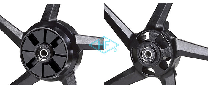 Yamaha YBR125 Aftermarket Motorcycle Wheel Parts With Disc / Drum Brake Hub