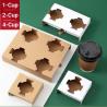 Buy cheap Biodegradable Disposable 4 Cup Drink Carrier With Secure Holding from wholesalers