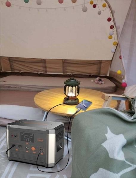 High Performance LiFePO4 Battery Outdoor Portable Power Station 1500W AZ1500