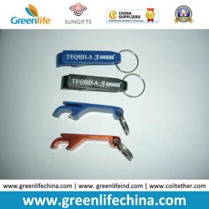 Quality Various Customized Logo Printed Plastic Bottle Opener Key Chains wholesale