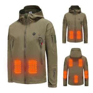 Quality USB Electric Heated Vest Jacket , 60degree Rechargeable Heated Jackets Xf Wj ODM wholesale