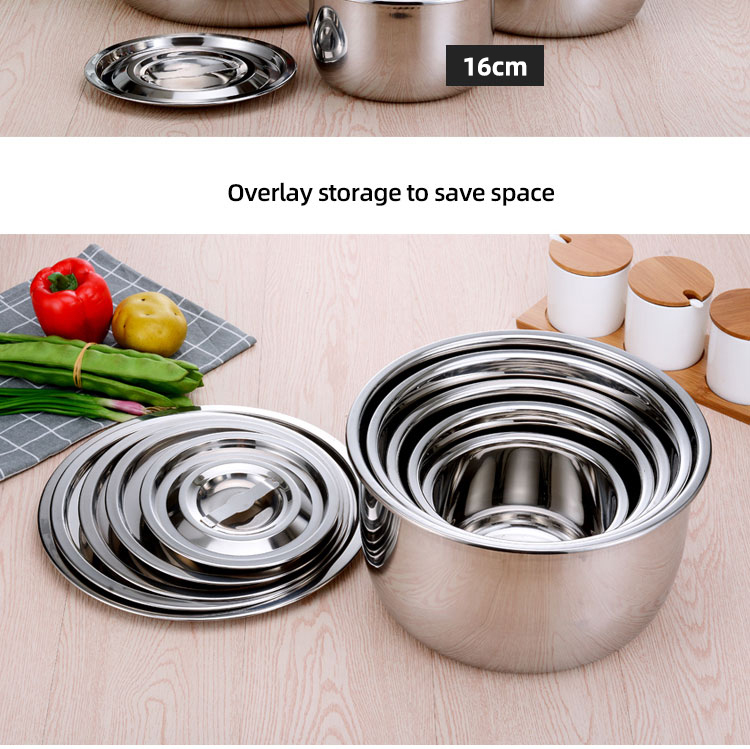 Factory Best Selling 5 Pieces Pots Set Stainless Steel Cooking Pot Set Cookware Sets With Lid