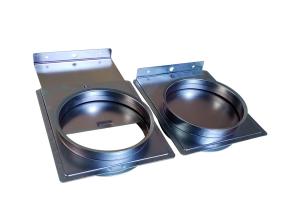 Quality 4 Inch Light Galvanized Dust Collection Blast Gate Rockler Manual wholesale