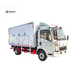 Quality Howo 6 Wheeler Light Refrigerated Box Truck 3T 5 Tons wholesale