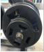 Quality Black Rubber Weight Plates , 2.5kg - 20kg Weight Lifting Plates For Barbell Training wholesale