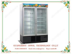 Quality OP-206 Cooler Beverage Showcase Fridge Upright Glass Door Freezer wholesale