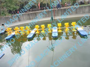 Quality 10 Impellers Long Arm Diesel Engine Paddle Wheel Aerator，Multi-impellers aerator wholesale