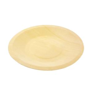 Quality 7.5inch Compostable Birchwood Disposable Wooden Plates Tableware Bulk For Snacks wholesale