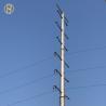 Buy cheap Galvanised Electric Power Pole 35m Height Good Earthquake Resistance from wholesalers