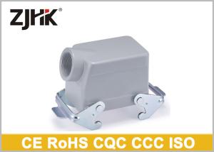 Quality Stainless Steel Levers Electric Connector Hood , 500V 10A Rectangular Connector Hood wholesale