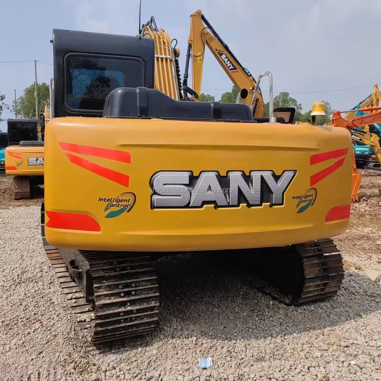 Sany SY135C Used Excavator Original Color With Original Hydraulic Cylinder