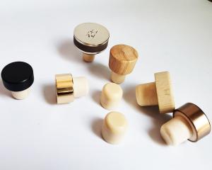 Quality FDA Liquor Bottle Closures Synthetic Glass Bottle Cork Cap wholesale