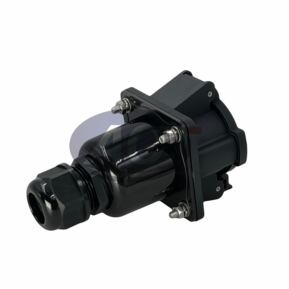 240V AC/16A IP44 Electric Vehicle Charging Socket AOTAI SAE J1772 Type 1 5 Contacts Purpose Replace/Repair Dummy Socket