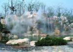 Smoking Fog Mist Landscape Water Fountain , Small Garden Fake Water Fountain