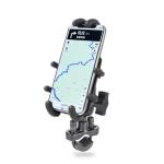 Aluminium Alloy Motorcycle Phone Holder Mount Waterproof Bike Sucker Phone