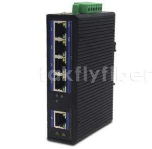 Quality Industrial Grade PoE Switch 4 Port 10/100Mbps PoE + 1 Port 10/100Mbps Ethernet wholesale