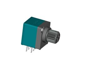 Quality High Accuracy Rotary Resistor Adjustable ±20% Resistance Tolerance 6mm Shaft Diameter wholesale