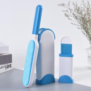 Quality ABS Plastic Pet Hair Remover Brush With Self Cleaning Base wholesale