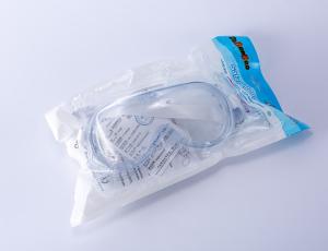 Quality PVC Protective Safety Goggles Adjustable Anti Fog Dust Splash For Medical Supply wholesale
