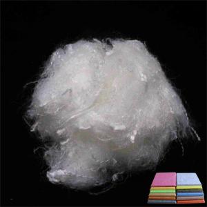 Quality Artificial Low Melt Point Polyester Natural Fibre 110℃ White For Sound Insulation Board wholesale