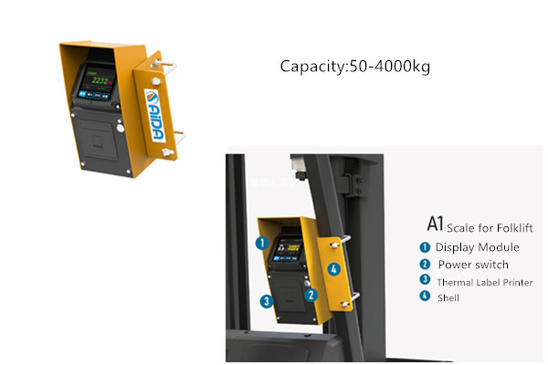 IP53 Rated Digita Forklift Scale Attachment For Accurate Weighing