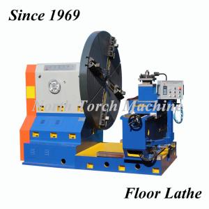 Quality Semi Automatic Flange Horizontal Turning Lathe Floor Type Low Noise wholesale