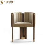 Nordic Armrest Dining Chair Modern Luxury Restaurant Furniture