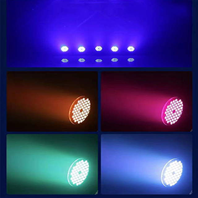 DMX Control Sound Activated LED Stage Light Self Propelled For DJ Bar Party Disco