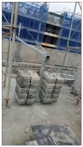 Quality Painting steel ZLP800 suspended rope platform in India for building maintenance wholesale