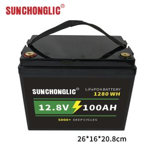 Quality Recreational Vehicles 12.8V 100Ah LiFePO4 Battery Energy Efficiency Convenient wholesale