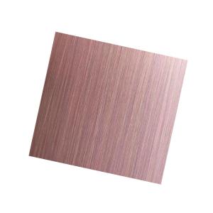 Quality Cold Rolled Colored Stainless Steel Sheet Brushed Rectangular Plate wholesale