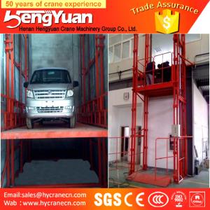 Quality guide rail lift /telescopic lift /floor to upstairs cargo lift wholesale