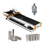 Steel Tube And Plate Fiber Laser Cutting Machine 3kw For Advertising Company