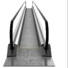 China INCLINED ESCALATORS AND MOVING WALKWAYS SLIM FOR AIRFIELD on sale
