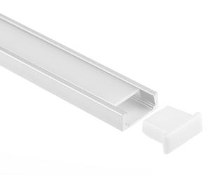 Quality Surface Mounted Casing Aluminium LED Strip Channel Track 16*6mm Anodized wholesale
