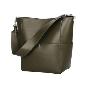 Quality Large Shoulder Women Tote Handbags Cowhide 9.5inch OEM Acceptable wholesale