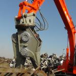 Double Cylinder Excavator Hydraulic Shear For 30 Ton 35 Ton Excavator