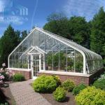 Anti Aging Horticultural Aluminium Greenhouse Tent With Glass Sheet