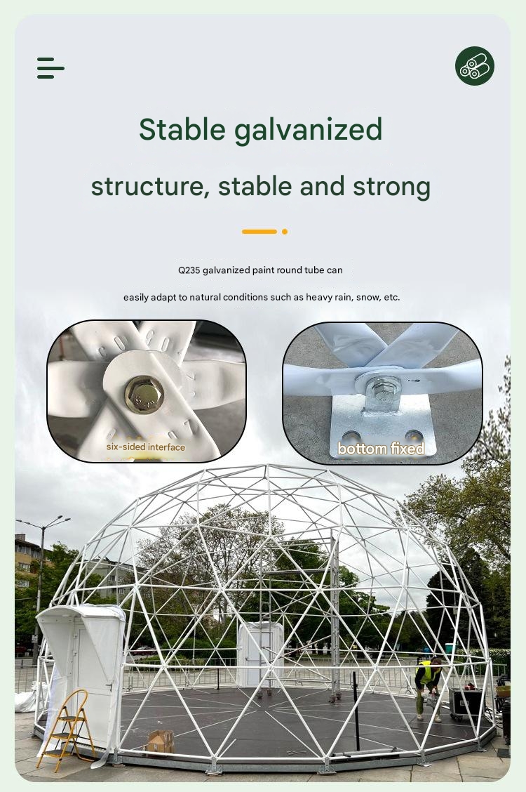 Outdoor Camping Hotel Homestay Star Room Ball Tent Bubble House Combination with PC and More