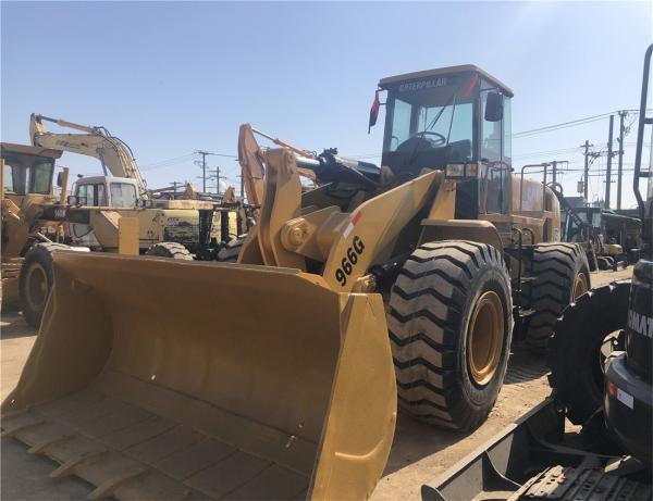 Well Maintenance 22 Ton Construction Wheel Laoder Cat 966g, Used Caterpillar
