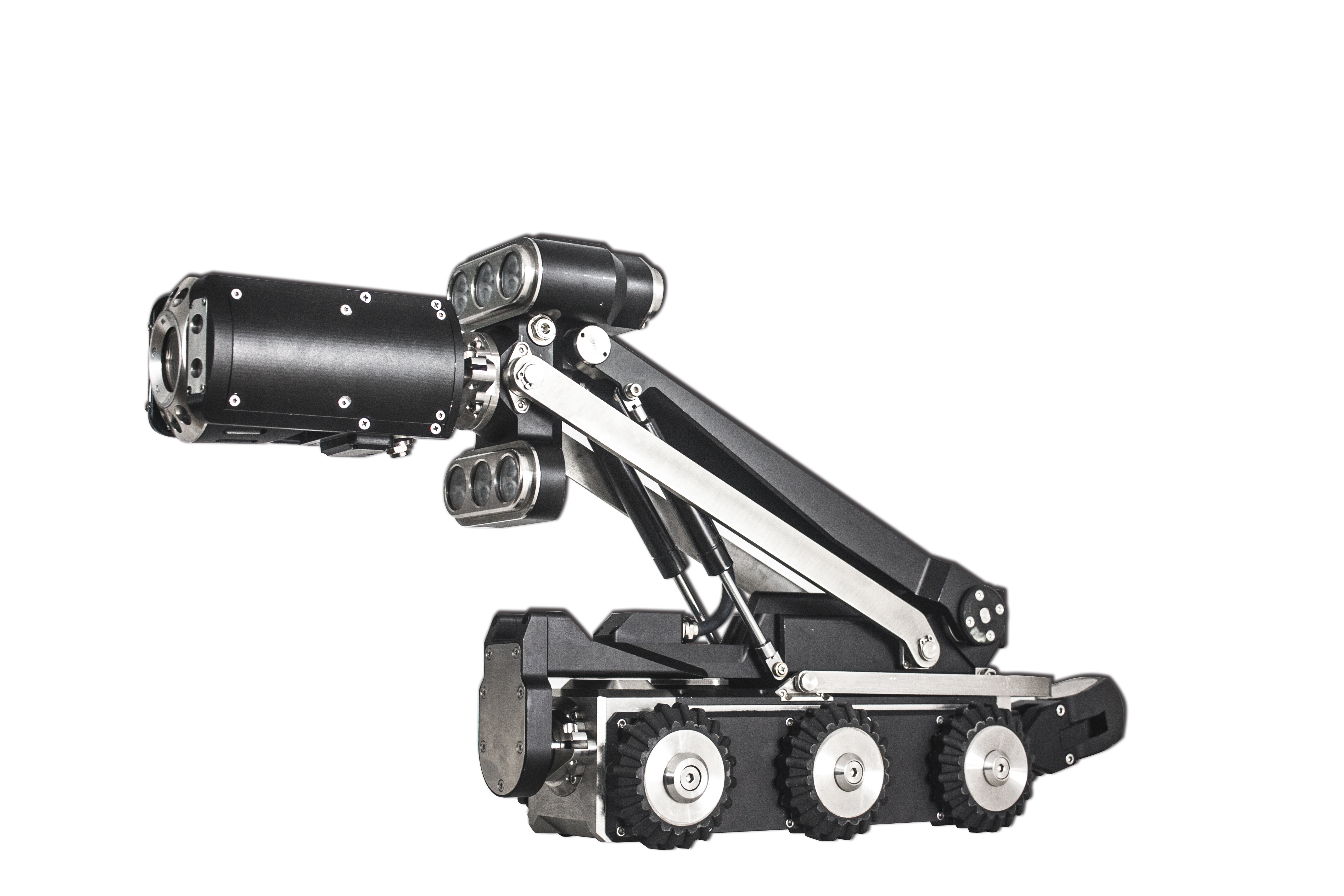 Robotic Crawler Pipe Inspection System 32m/min CCTV Drain Camera for large pipe diameter