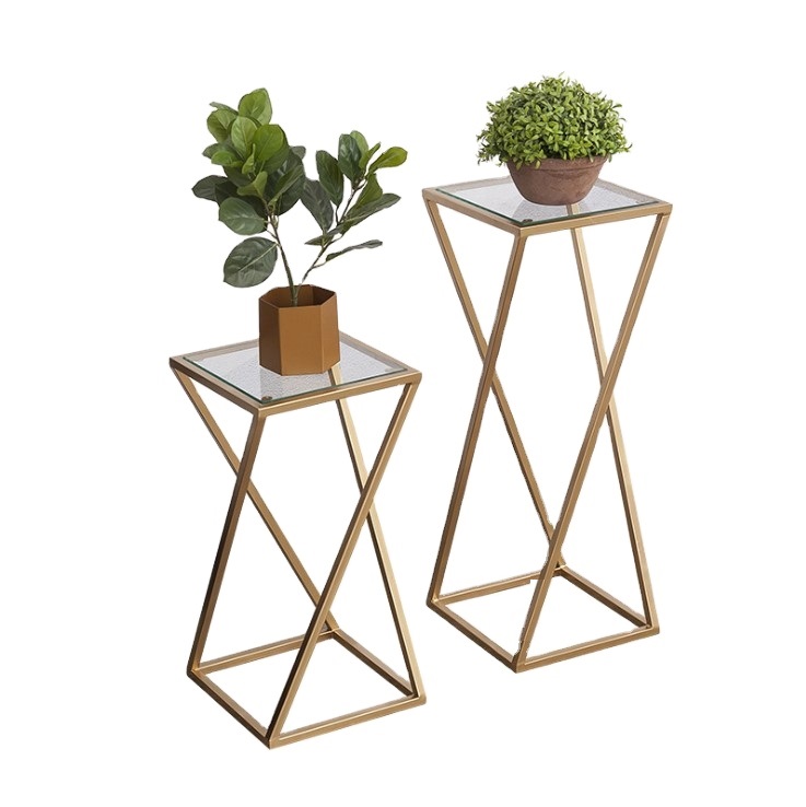 Luxury Decorative Abstract Creative Flower Planter Pot with Stand