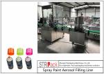 Pneumatic Bottle Filling Line Spray Paint Aerosol Filling Line ISO9001